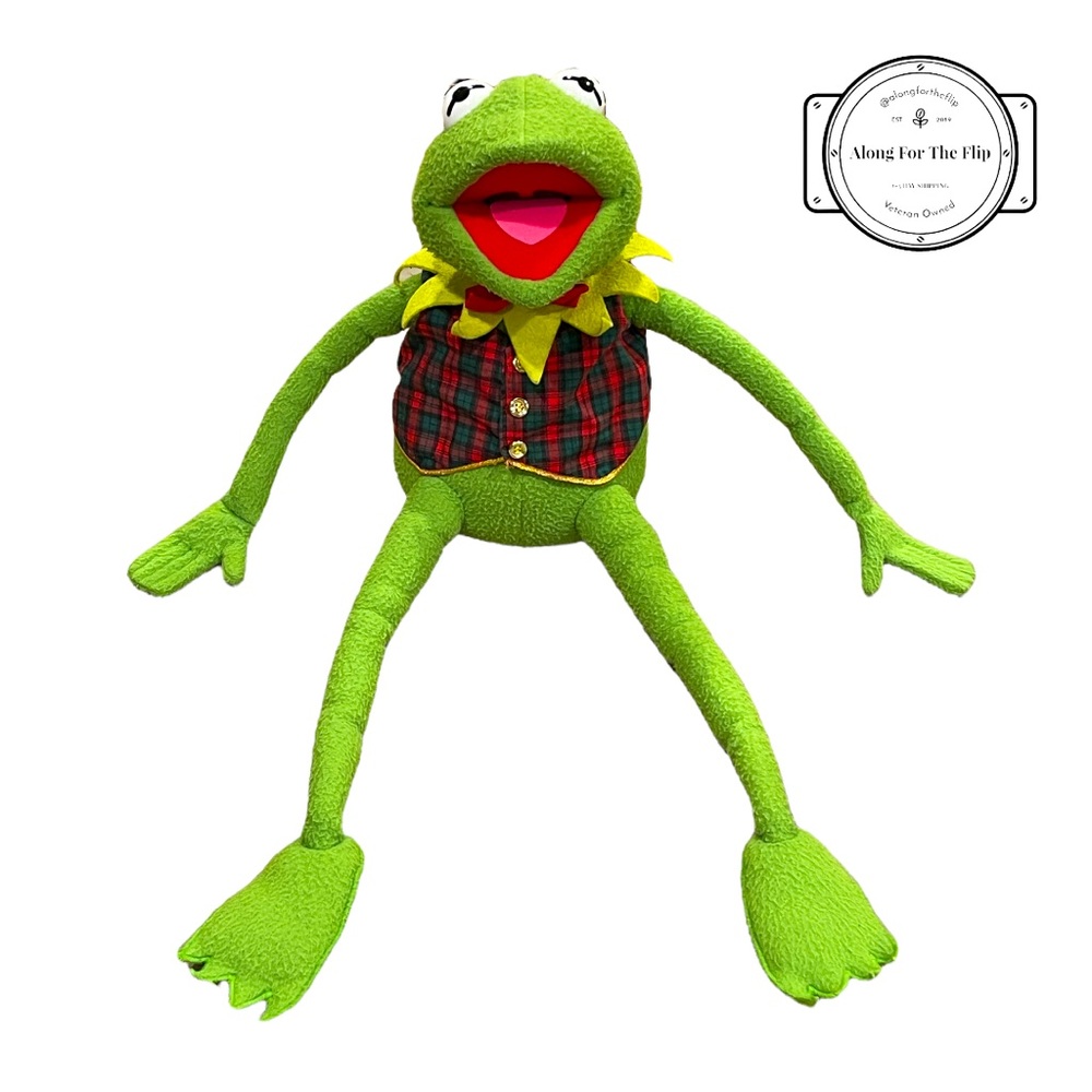 1990s Macy’s Christmas Exclusive 24” Kermit the Frog Muppets Plush
